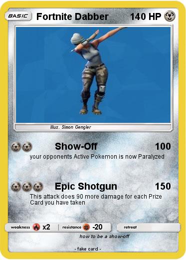 Pokemon Fortnite Dabber