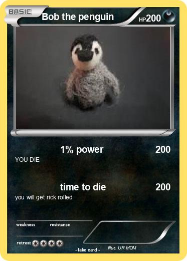 Pokemon Bob the penguin