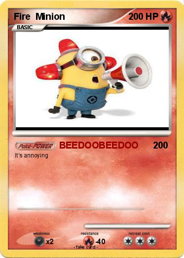 Pokemon Fire  Minion