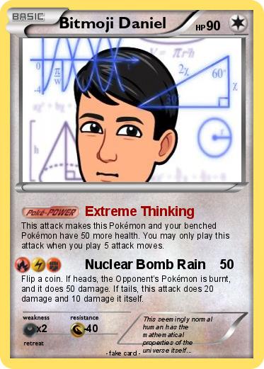 Pokemon Bitmoji Daniel