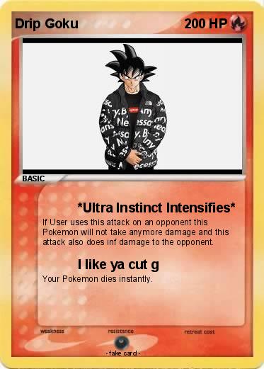 Pokemon Drip Goku