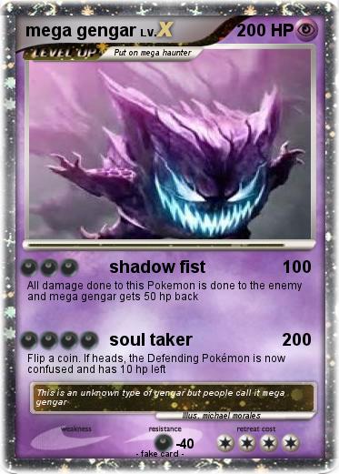 Pokemon mega gengar