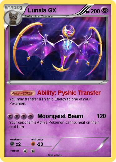 Pokemon Lunala GX
