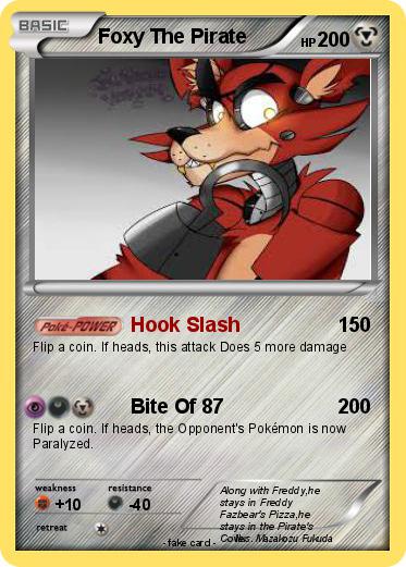 Pokemon Foxy The Pirate