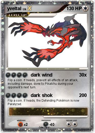 Pokemon yveltal