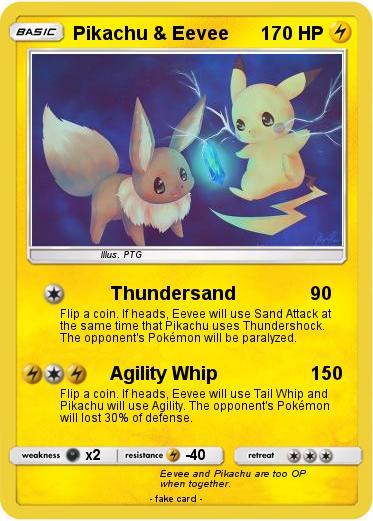 Pokemon Pikachu & Eevee