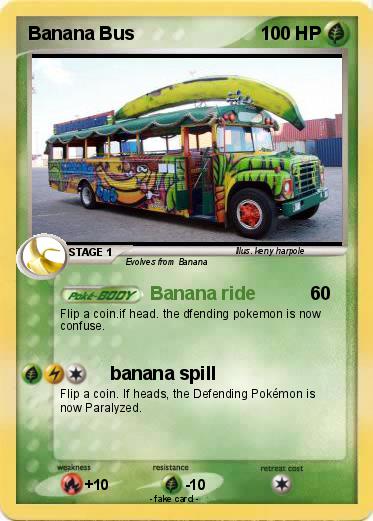 Pokemon Banana Bus