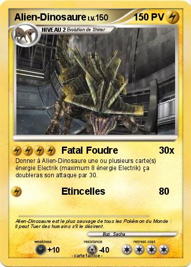 Pokemon Alien-Dinosaure
