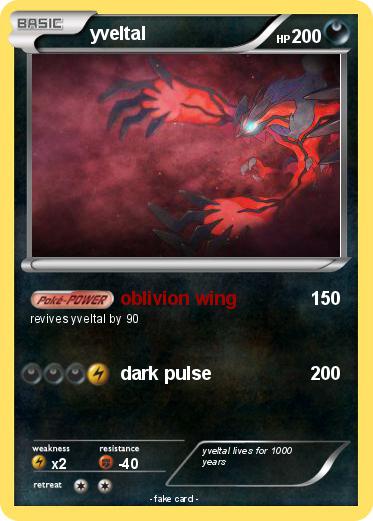 Pokemon yveltal