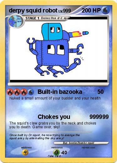 Pokemon derpy squid robot