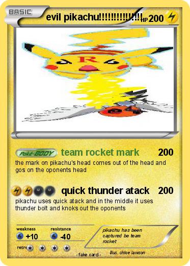 Pokemon evil pikachu!!!!!!!!!!!!!!!