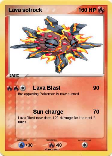 Pokemon Lava solrock