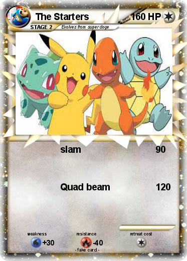 Pokemon The Starters