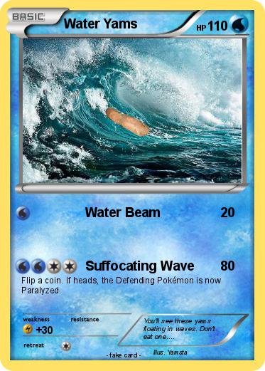 Pokemon Water Yams