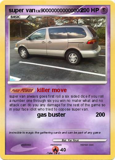 Pokemon super van
