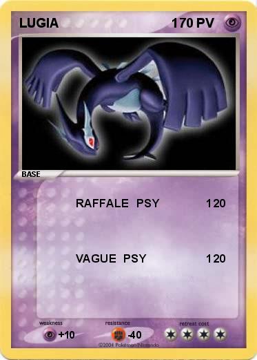 Pokemon LUGIA                                1