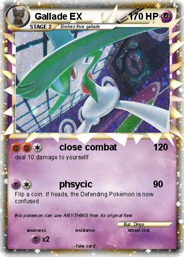 Pokemon Gallade EX