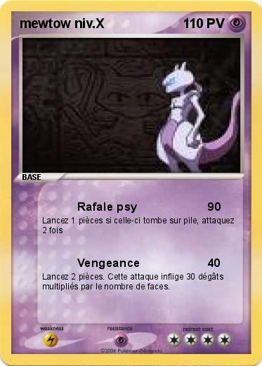 Pokemon mewtow niv.X
