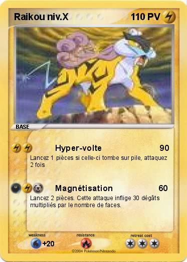 Pokemon Raikou niv.X