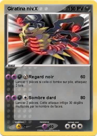 Pokemon Giratina niv.X