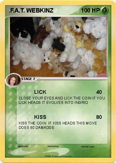 Pokemon .F.A.T. WEBKINZ