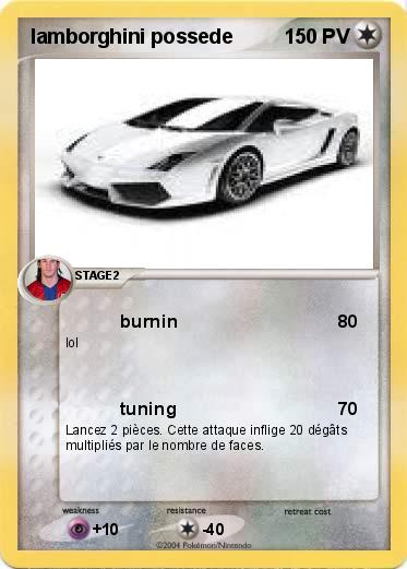 Pokemon lamborghini possede