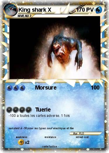Pokemon King shark X