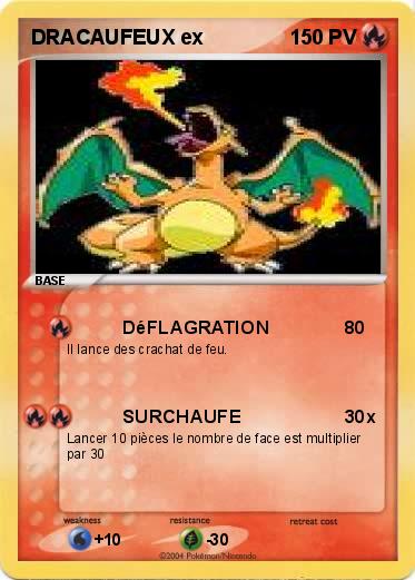 Pokemon DRACAUFEUX ex