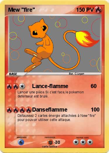 Pokemon Mew "fire"