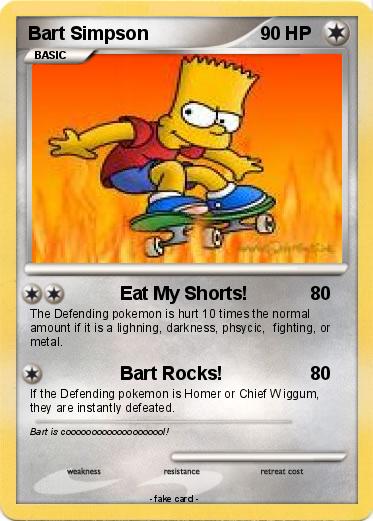 Pokemon Bart Simpson