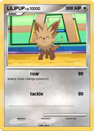 Pokemon LILIPUP