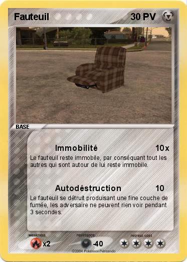 Pokemon Fauteuil