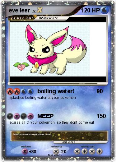 Pokemon eve leer