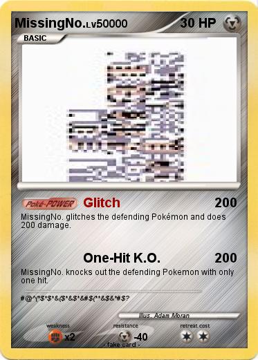 Pokemon MissingNo.
