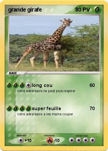 Pokemon grande girafe