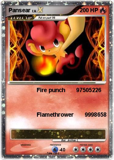 Pokemon Pansear