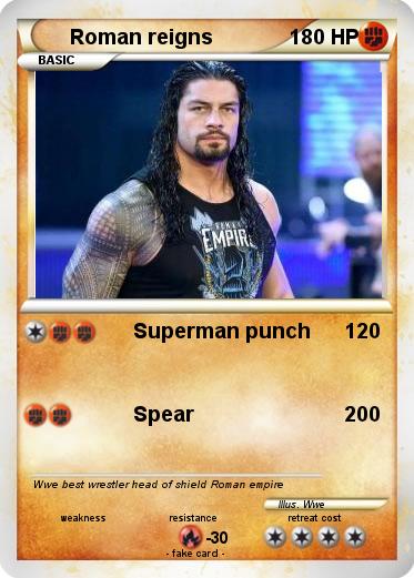 Pokemon Roman reigns