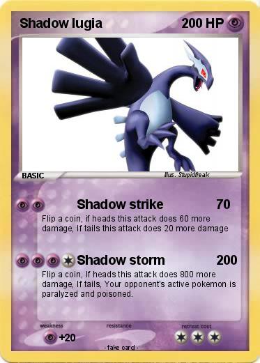 Pokemon Shadow lugia