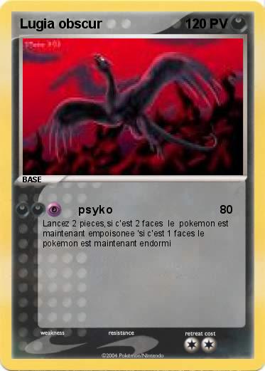 Pokemon Lugia obscur