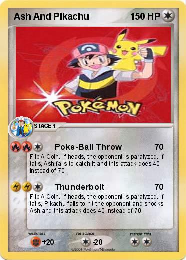 Pokemon Ash And Pikachu