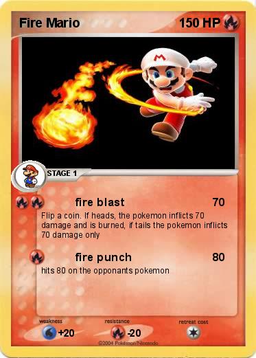 Pokemon Fire Mario