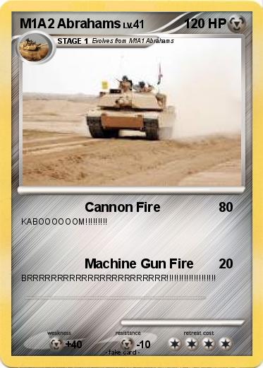 Pokemon M1A2 Abrahams