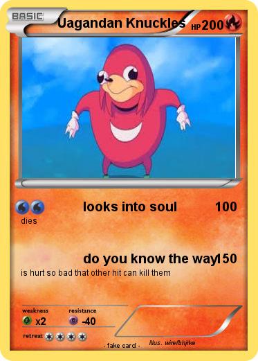 Pokemon Uagandan Knuckles