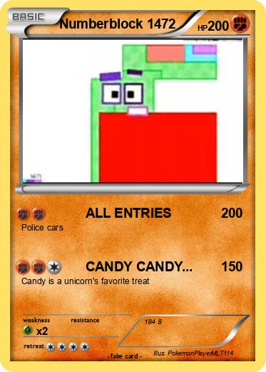 Pokemon Numberblock 1472