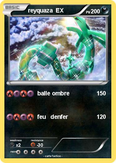 Pokemon reyquaza  EX