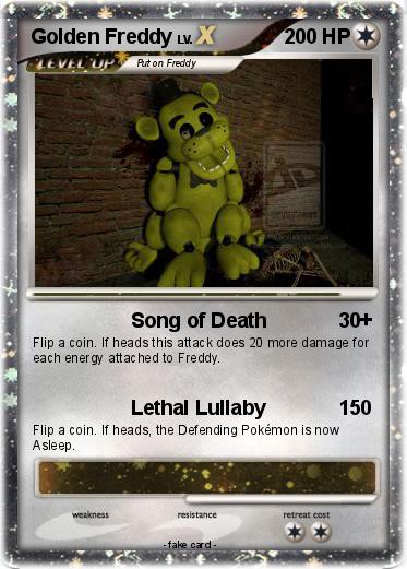 Pokemon Golden Freddy