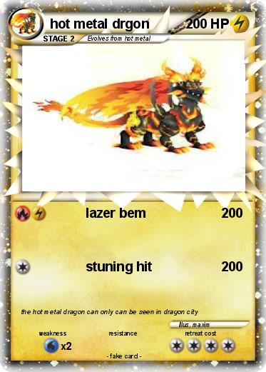 Pokemon hot metal drgon