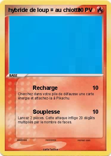 Pokemon hybride de loup = au chiotte