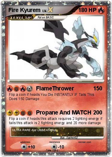 Pokemon Fire Kyurem