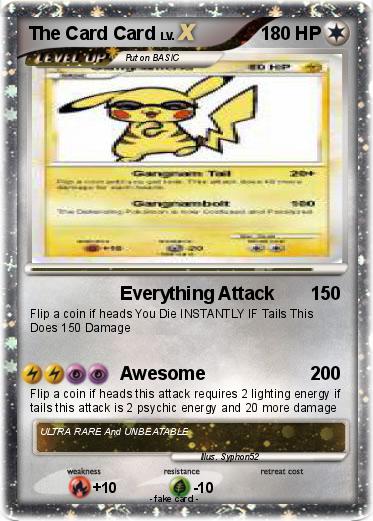 Pokemon The Card Card